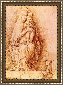 Mantegna Framed Prints - Madonna And Child by Andrea Mantegna