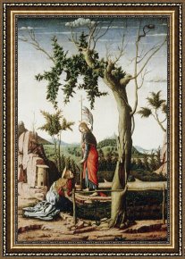 Mantegna Framed Prints - Noli Me Tangere by Andrea Mantegna