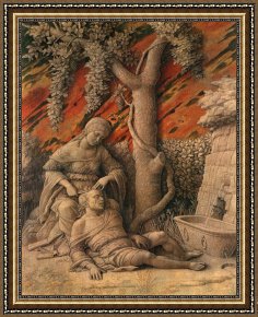 Mantegna Framed Prints - Samson And Delilah by Andrea Mantegna