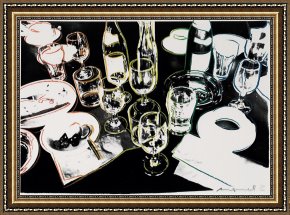 Andy Warhol Framed Paintings - After The Party 1979 by Andy Warhol