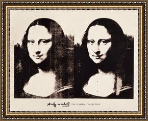 J.f.k. in Berlin, 1963 Framed Prints - Double Mona Lisa 1963 by Andy Warhol