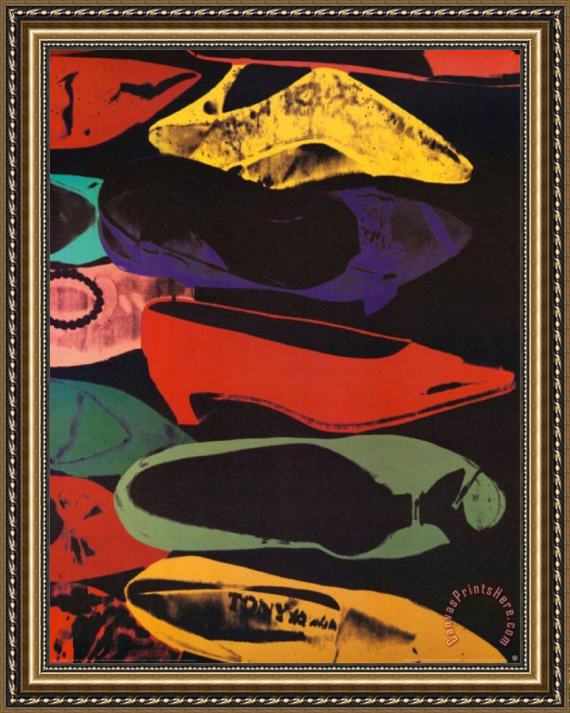 Andy Warhol Shoes 1980 Framed Print Andy Warhol Shoes 1980 Framed Print