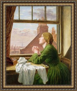 Song of The North Framed Prints - The Song of the Shirt by Anna E Blunden