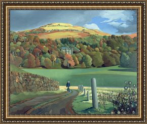 House Framed Prints - Calgary House - Isle of Mull by Anna Teasdale