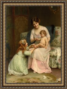 Kohler's Pig Framed Prints - This Little Pig Went to Market by Arthur John Elsley