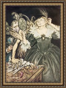Perfect Framed Prints - So Perfect is their Misery by Arthur Rackham