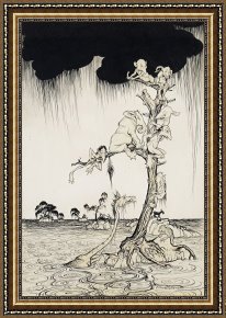 Animals Framed Prints - The Animals You Know Are Not As They Are Now by Arthur Rackham