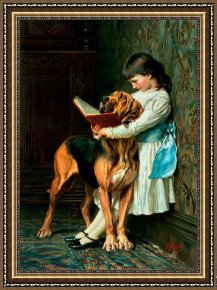 The Drummer Boy's Dream Framed Paintings - Naughty Boy or Compulsory Education by Briton Riviere