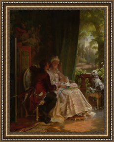 Romance Framed Prints - Romance by Carl Herpfer