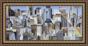 Catherine (b.1966) (contemporary Artist) Framed Prints - Composition Looking East by Catherine Abel
