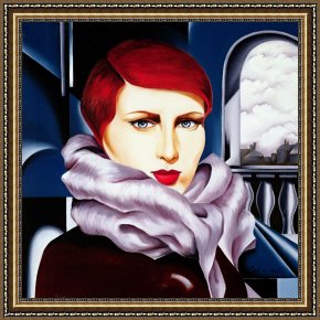 Catherine (b.1966) (contemporary Artist) Framed Prints - European Winter by Catherine Abel