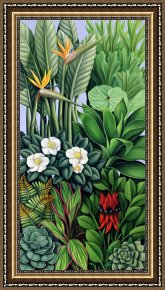 Catherine (b.1966) (contemporary Artist) Framed Prints - Foliage II by Catherine Abel