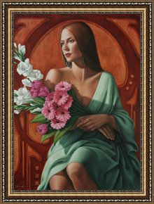 Catherine (b.1966) (contemporary Artist) Framed Prints - Grace by Catherine Abel