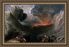 Charles Framed Prints - The Great Day of His Wrath by Charles Mottram