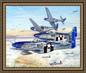 Charles Framed Prints - Blue Nosed Bastards of Bodney by Charles Taylor