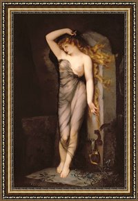 Charles Framed Prints - Velleda by Charles Voillemot