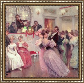 Charles Framed Prints - The Ball by Charles Wilda