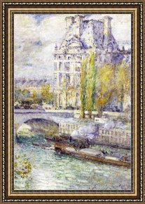 Royal Framed Prints - The Louvre on Port Royal by Childe Hassam
