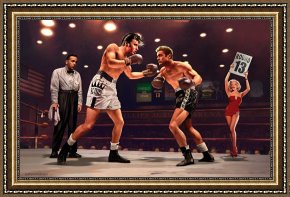 Round Midnight Framed Prints - Final Round by chris consani