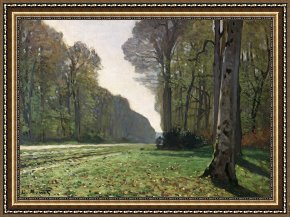 Claude Monet Framed Prints - Le Pave de Chailly by Claude Monet