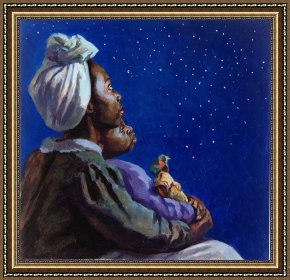 Round Midnight Framed Prints - Under The Midnight Blues by Colin Bootman