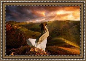 The Drummer Boy's Dream Framed Paintings - I Have A Dream by Collection 11