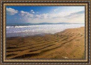 Waves, Framed Prints - Sand Waves by Collection 12