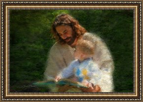 Tower of Babel Bible Illustration Framed Paintings - Bible Stories by Collection 2