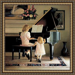 Saba at The Balcony VIII Black Dress Framed Prints - Dress Rehearsal by Collection 2