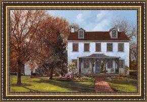 House Framed Prints - house Du Portail by Collection 7