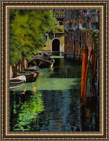 Collection 5 Framed Prints - il palo rosso a Venezia by Collection 7