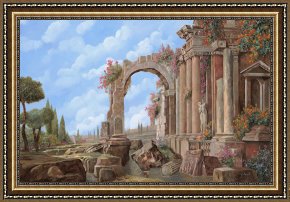 Architecture Framed Prints - Roman ruins by Collection 7