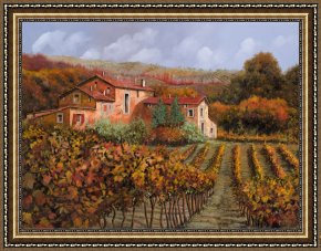 Collection 5 Framed Prints - tra le vigne a Montalcino by Collection 7