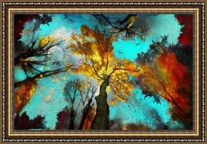 A Quiet Evening Framed Prints - Evening celebration by Collection 8