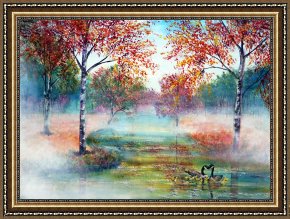 Misty Framed Prints - Misty Morning by Collection 9
