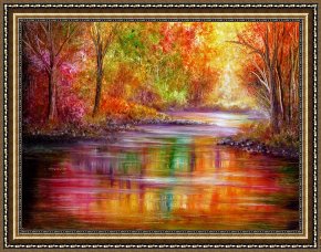 Reflections of Portofino Framed Prints - Reflection by Collection 9