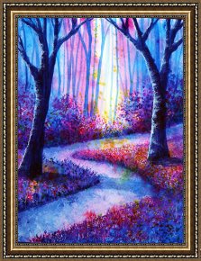 Path Framed Prints - Secret Path by Collection 9