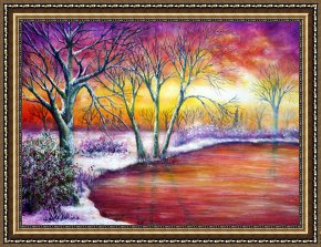 Song of The North Framed Prints - Winter's Song by Collection 9