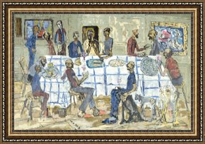 The Last Supper Framed Prints - The Last Supper by Conrad Romyn