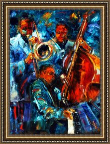 Jazz Unit Framed Prints - Jazz Pals by Debra Hurd