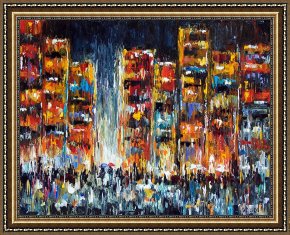 Round Midnight Framed Prints - Midnight Strangers by Debra Hurd