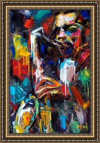 Round Midnight Framed Prints - Round Midnight by Debra Hurd