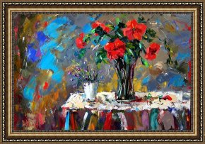 Spring Framed Prints - Spring Blooms by Debra Hurd