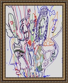 Teen Framed Prints - Teen Personas by Diana Ong