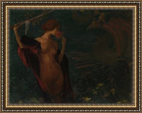 Il Mercato Galleggiante a Venezia Framed Paintings - Venezia Bella Regina Del Mare by Edmond Francois Aman Jean