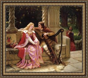Song of The North Framed Prints - The End of The Song by Edmund Blair Leighton