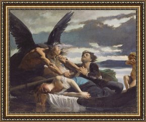 Times Framed Prints - Love Dies In Time by Edouard Debat Ponsan