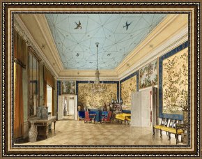 J.f.k. in Berlin, 1963 Framed Prints - The Chinese Room in The Royal Palace, Berlin by Eduard Gaertner