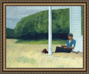 Edward Hopper Framed Prints - Clamdigger by Edward Hopper