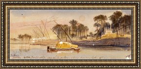 Berlin, Framed Prints - Tabeen Berlin, 4 00 P.m., January 1, 1867 (16) by Edward Lear